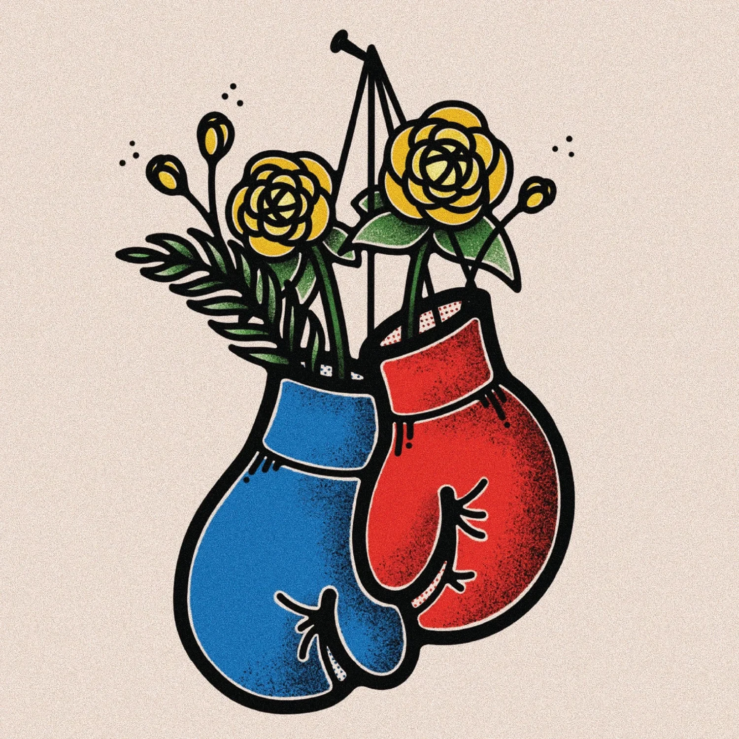 Hitterz boxing glove illustration